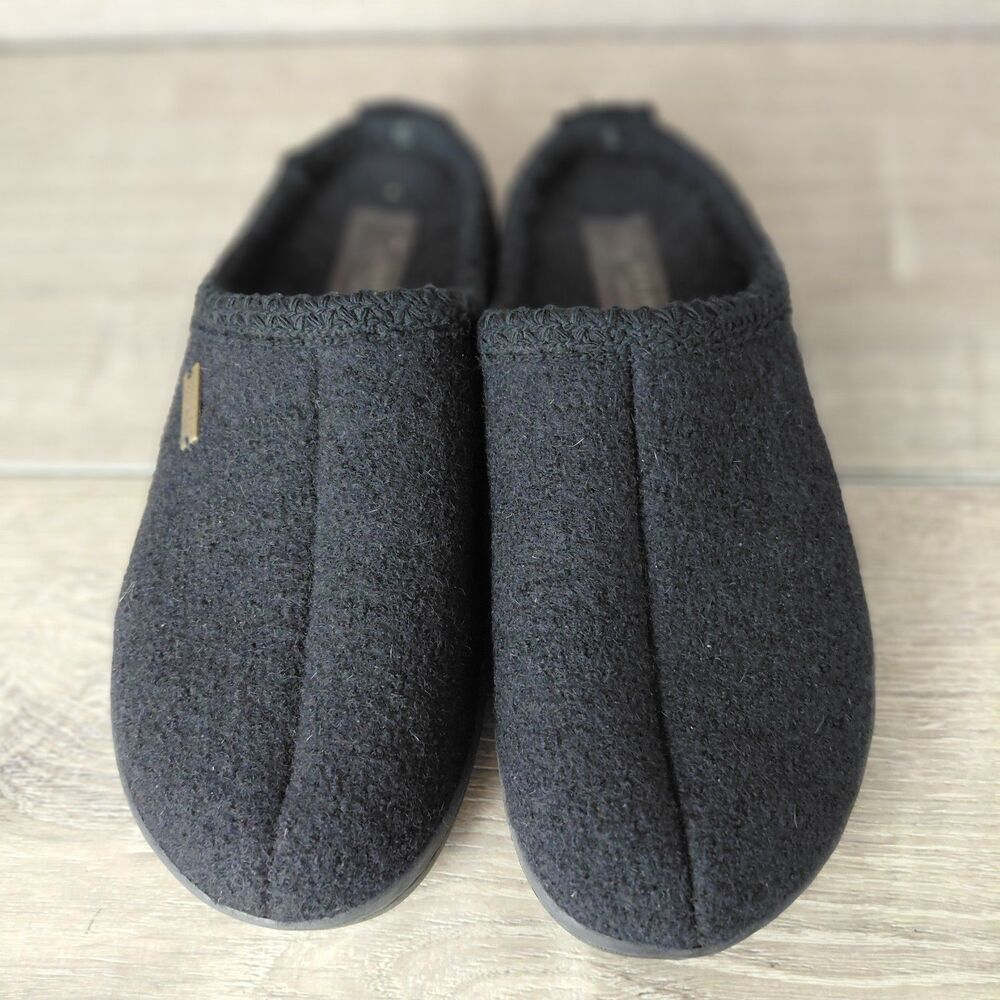 Haflinger Clogs Mules Women Size 9 EU 40 Black AT Wool Slip On Slippers Shoes - Picture 3 of 10